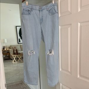 Levi's Low Pro Straight Jeans in Light Blue 32
